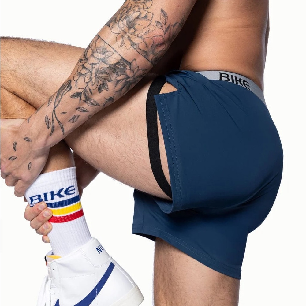 Jock Short, Navy / Large Bike Athletic